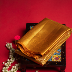 Golden pattu saree