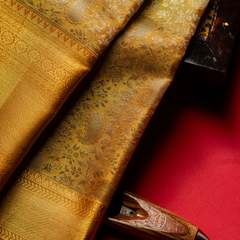 Golden pattu saree