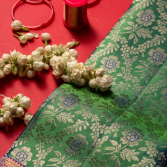 Green saree