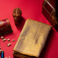Golden pattu saree