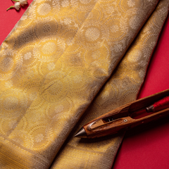 Golden pattu saree