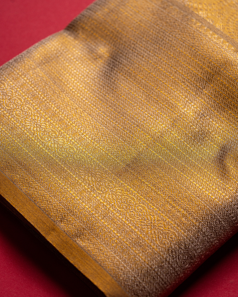 Golden pattu saree