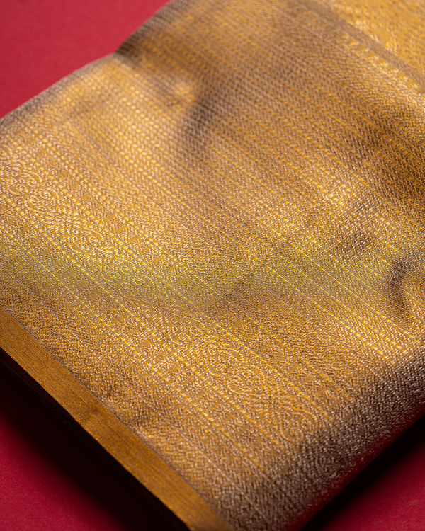 Golden pattu saree